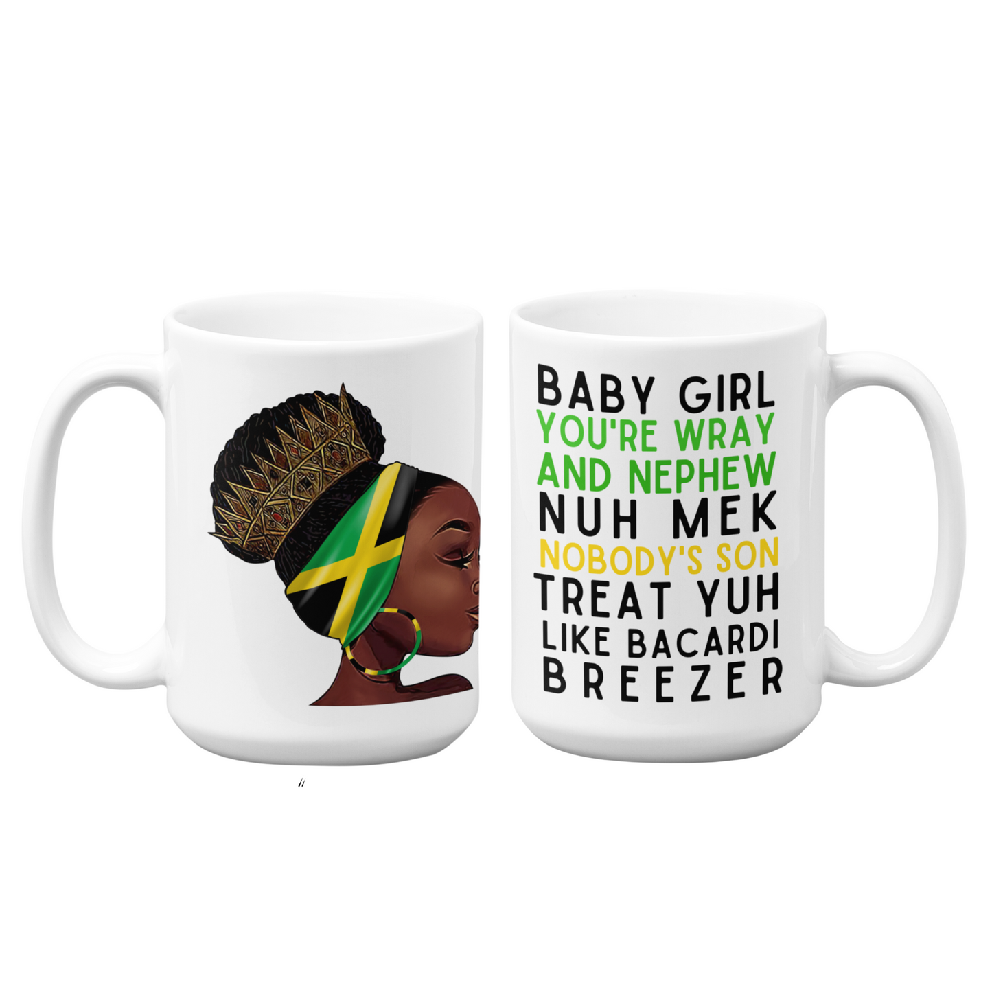 Jamaican Mug | 15oz High-Quality Ceramic | Wray & Nephew